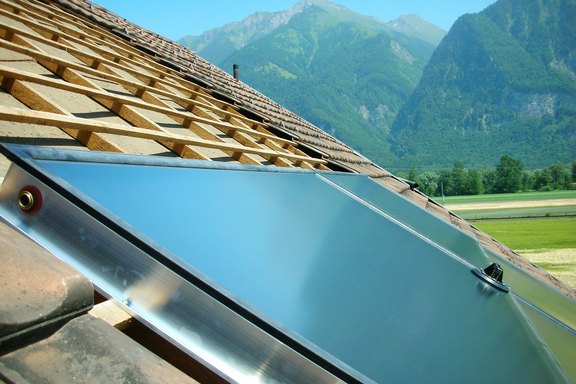 Solaranlage auf Hausdach